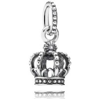 Pandora Necklace-Silver Crown Dropper Fairytale Pendant Outlet Pandora Necklace-Silver Crown Dropper Fairytale Pendant Outlet