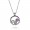 Pandora Necklace-Silver February Petite Memories Birthstone Locket Outlet