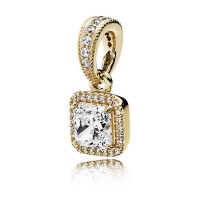 Pandora Necklace-Timeless Elegance Pendant-Gold Outlet Pandora Necklace-Timeless Elegance Pendant-Gold Outlet