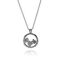 Pandora Necklace-Tropical Paradise Summer Locket Outlet Pandora Necklace-Tropical Paradise Summer Locket Outlet