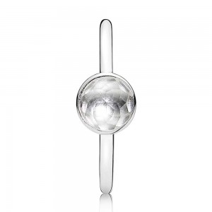 Pandora Ring-April Birthstone Droplet Birthstone Outlet