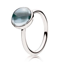 Pandora Ring-Blue Poetic Droplet Outlet Pandora Ring-Blue Poetic Droplet Outlet