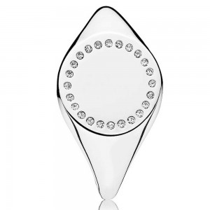 Pandora Ring-Circle Signet-Silver Outlet