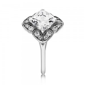 Pandora Ring-Crystallised Floral Fancy Outlet