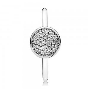 Pandora Ring-Dazzling Droplet-Pave CZ Outlet