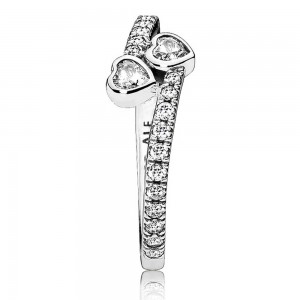 Pandora Ring-Forever Hearts Love Outlet