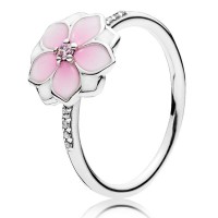 Pandora Ring-Magnolia Bloom Floral Outlet Pandora Ring-Magnolia Bloom Floral Outlet