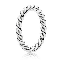 Pandora Ring-Narrow Twisted-Silver Outlet Pandora Ring-Narrow Twisted-Silver Outlet