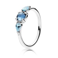Pandora Ring-Patterns Of Frost Ice Drops-Silver Outlet Pandora Ring-Patterns Of Frost Ice Drops-Silver Outlet