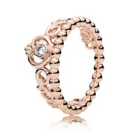Pandora Ring-Princess Tiara Fairytale-Pave CZ-Rose Outlet Pandora Ring-Princess Tiara Fairytale-Pave CZ-Rose Outlet