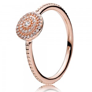 Pandora Ring-Radiant Elegance-Rose Gold Outlet