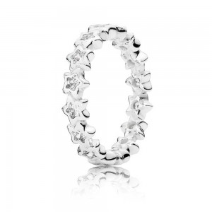 Pandora Ring-Starshine Star Band Outlet