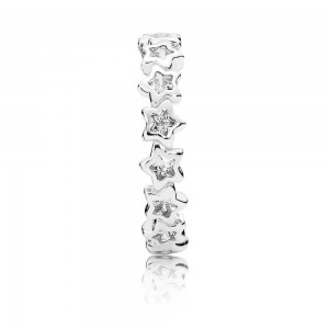 Pandora Ring-Starshine Star Band Outlet