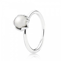 Pandora Ring-White Freshwater Pearl Outlet Pandora Ring-White Freshwater Pearl Outlet