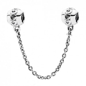Pandora Safety Chains-Hearts Love Outlet